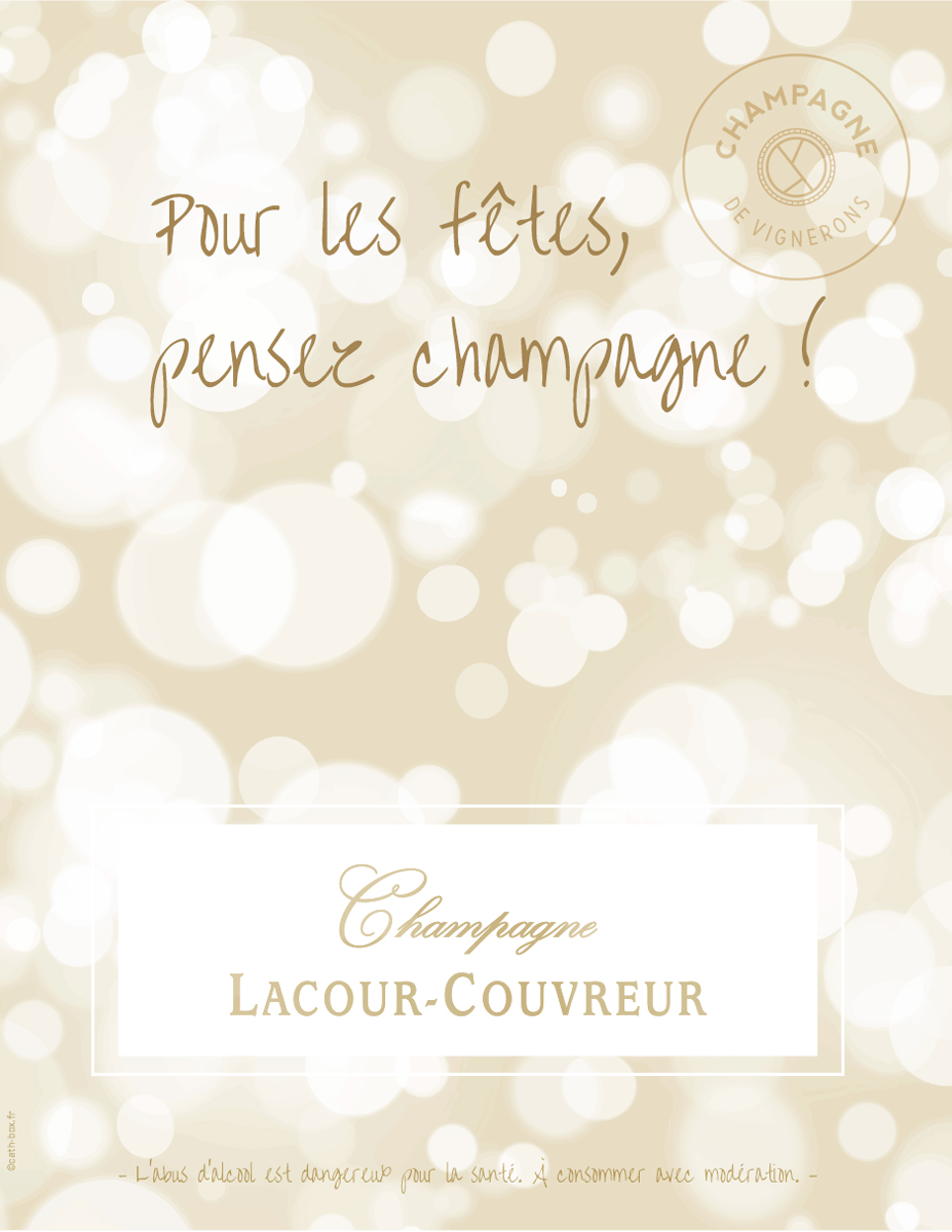 Pour les Fêtes, pensez champagne !