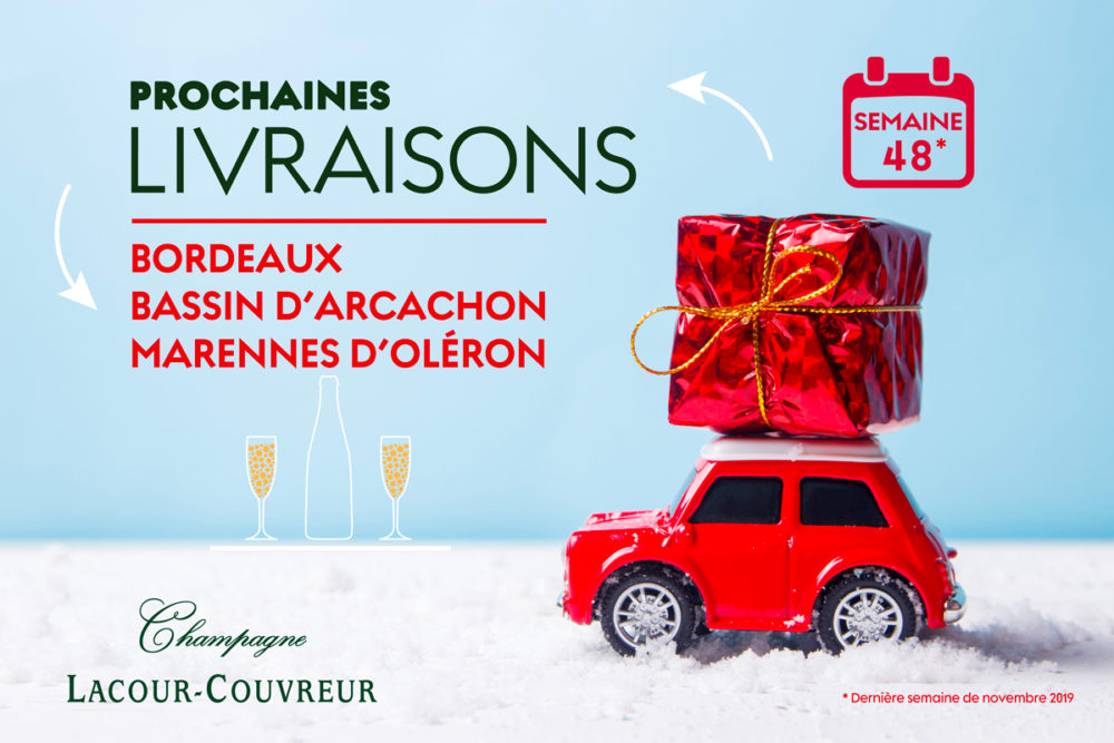 Livraison pour la région Nouvelle-Aquitaine