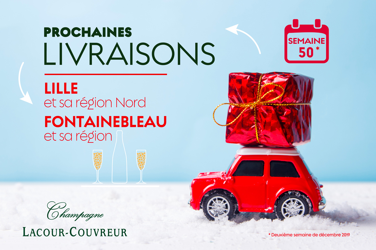 livraisons en Nouvelle-Aquitaine en décembre