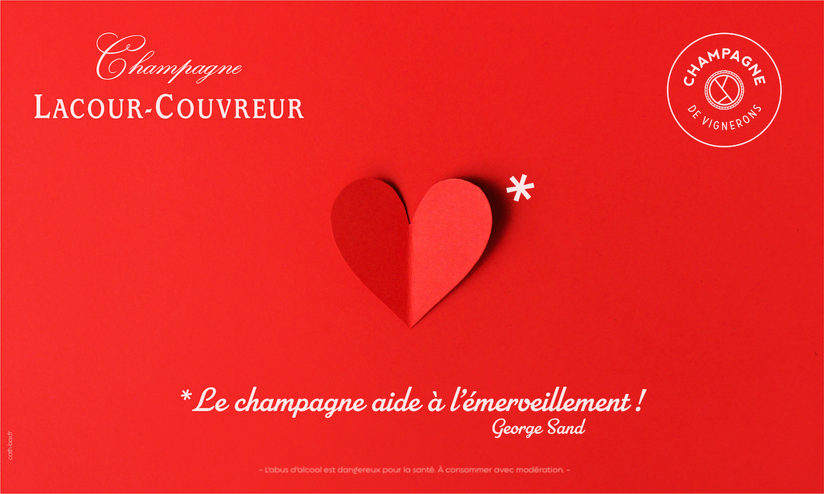 Amour Et Fines Bulles Champagne Lacour Couvreur