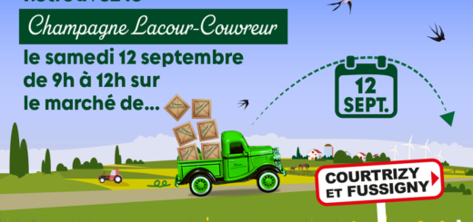 Champagne Lacour-Couvreur présent au marché de Courtrizy en Champagne Picarde