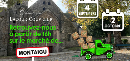 Champagne Lacour-Couvreur présent au marché de Montaigu
