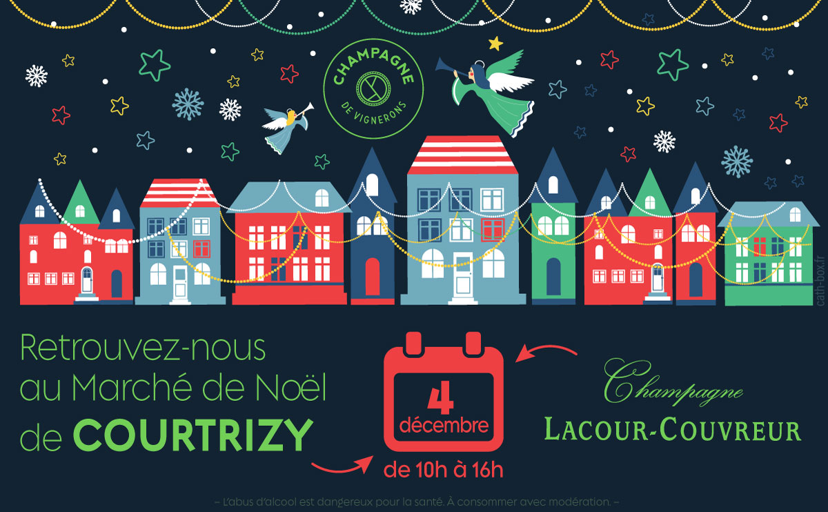 Retrouvez-nous au marché de Noël de Courtrizy