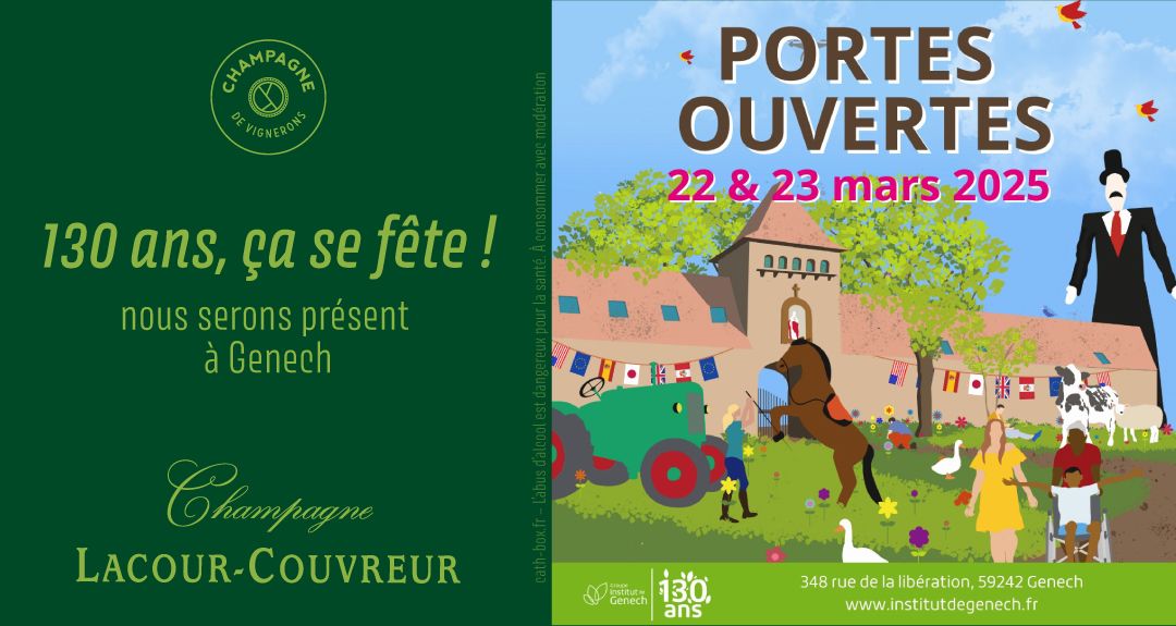 Nous serons présents à Genech pour les portes ouvertes